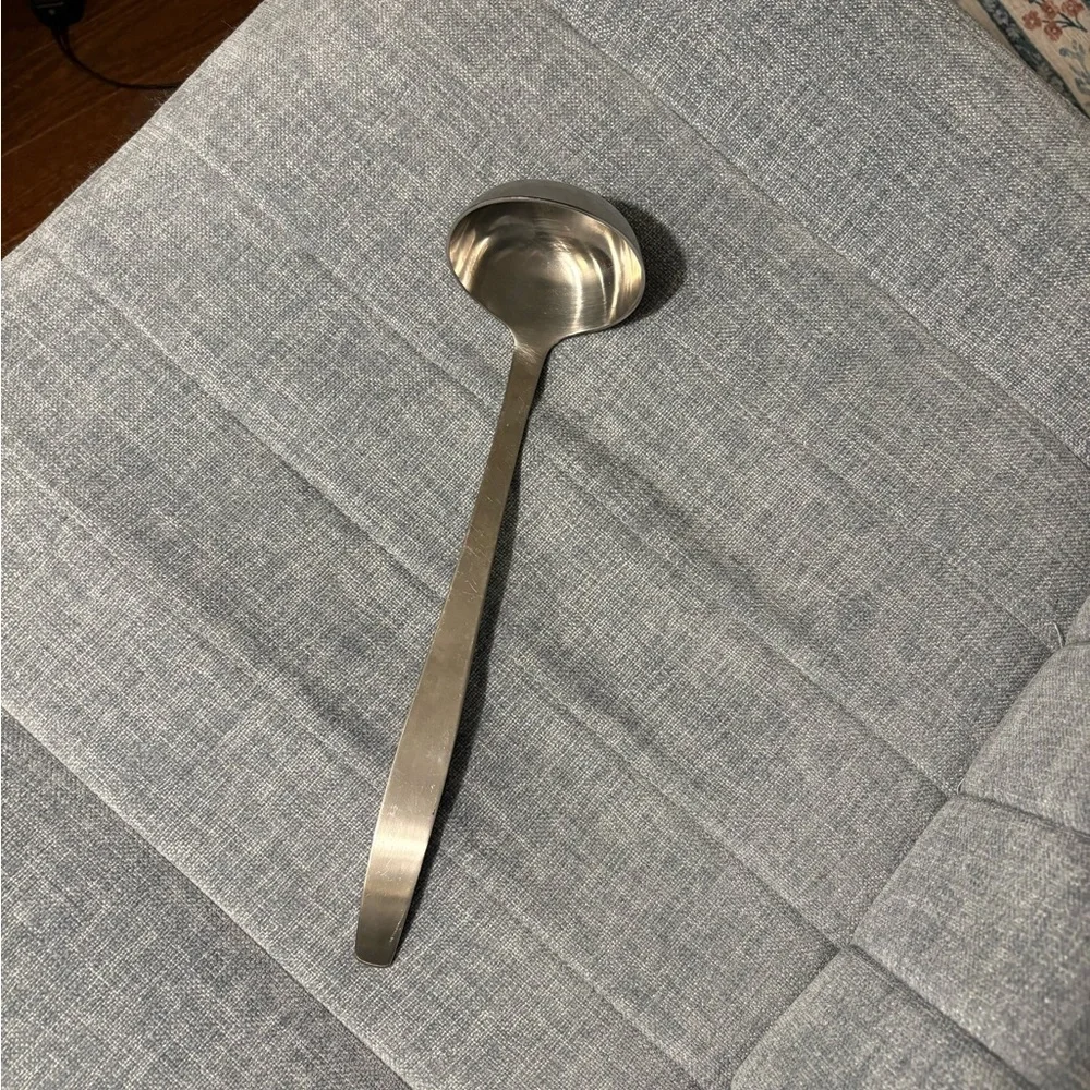 Elegant Silver Serving Ladle
